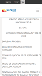 Mobile Screenshot of intranet.satena.com.co